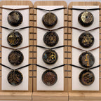 Eternal Lotus Orgonite Pendant with Elite Shungite – Sacred Geometry Necklace with 24k Gold Leaf